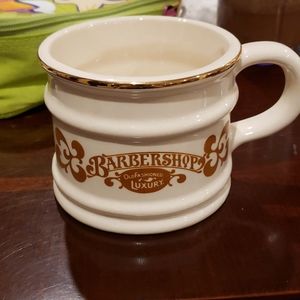 Vintage Barber shop  luxury cup